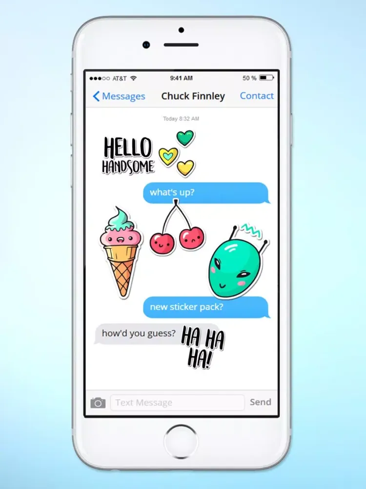 Capturas de pantalla de Super Happy Fun Sticker Pack 2 iPad 