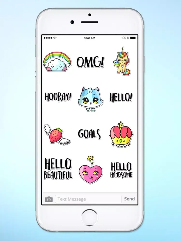 Capturas de pantalla de Super Happy Fun Sticker Pack 2 iPad 