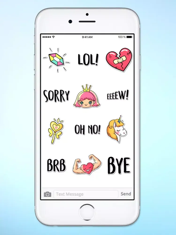 Capturas de pantalla de Super Happy Fun Sticker Pack 2 iPad 