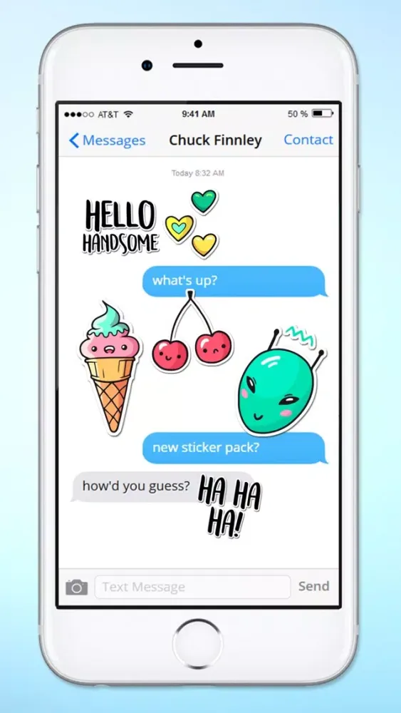 Capturas de pantalla de Super Happy Fun Sticker Pack 2