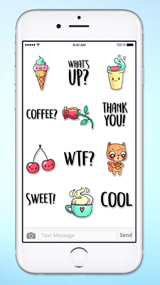 Capturas de pantalla de Super Happy Fun Sticker Pack 2