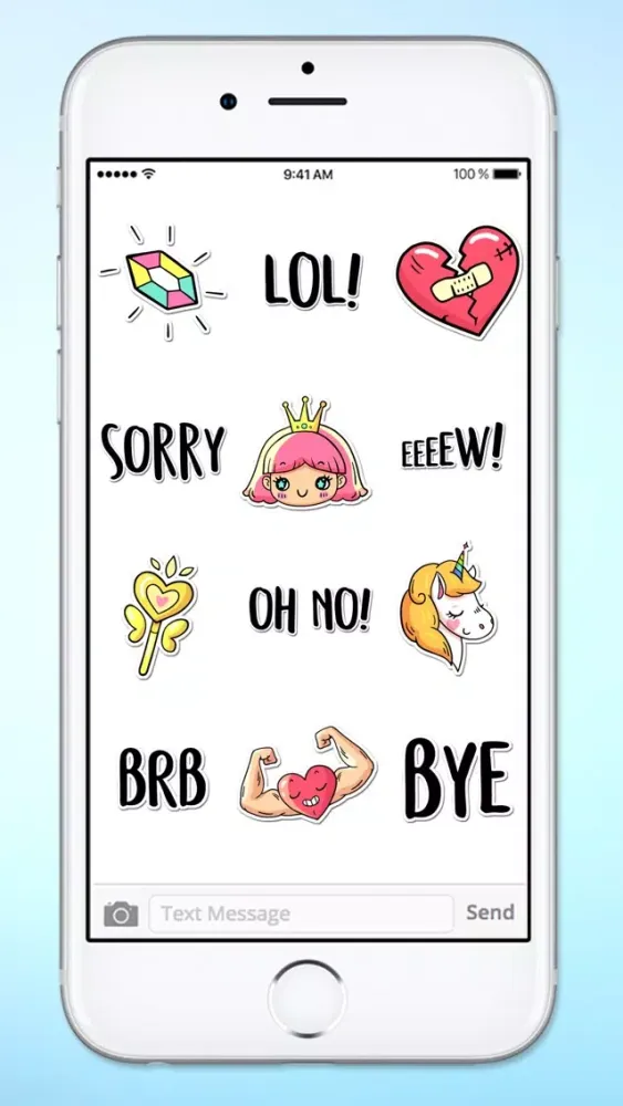 Capturas de pantalla de Super Happy Fun Sticker Pack 2