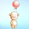 Teddy Bear Balloons Hearts & Butterflies Stickers
