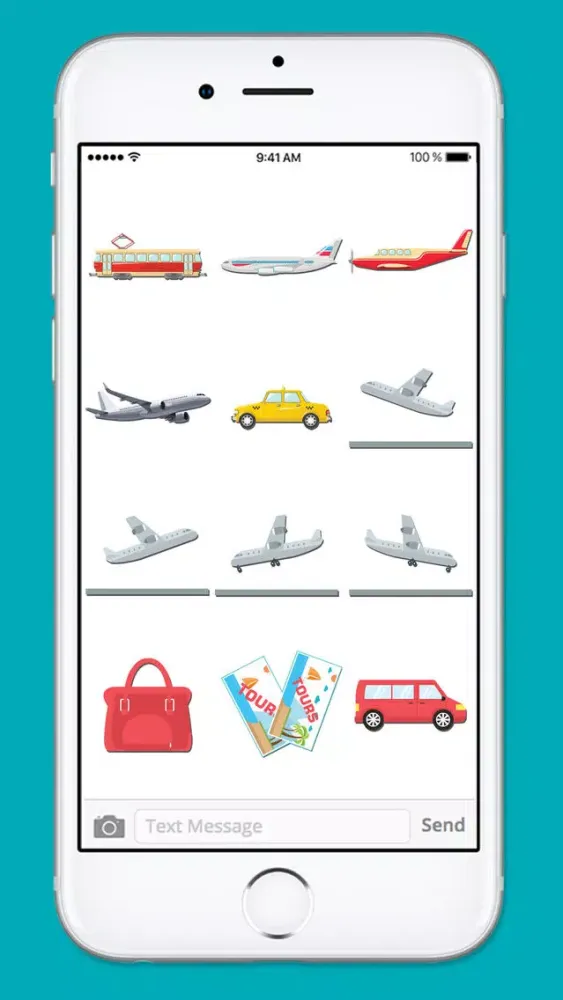 Screenshot di Vacation Travel & Transportation Sticker Pack