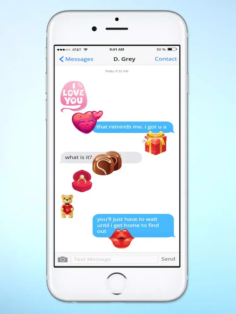 Capturas de pantalla de Valentines Day Love and Romance Sticker Pack iPad 