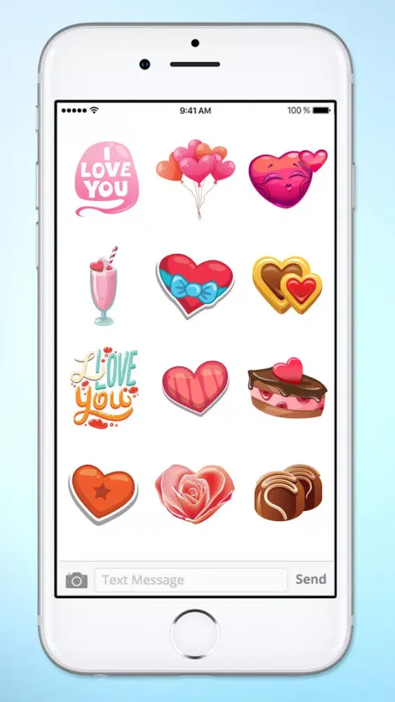 Capturas de pantalla de Valentines Day Love and Romance Sticker Pack