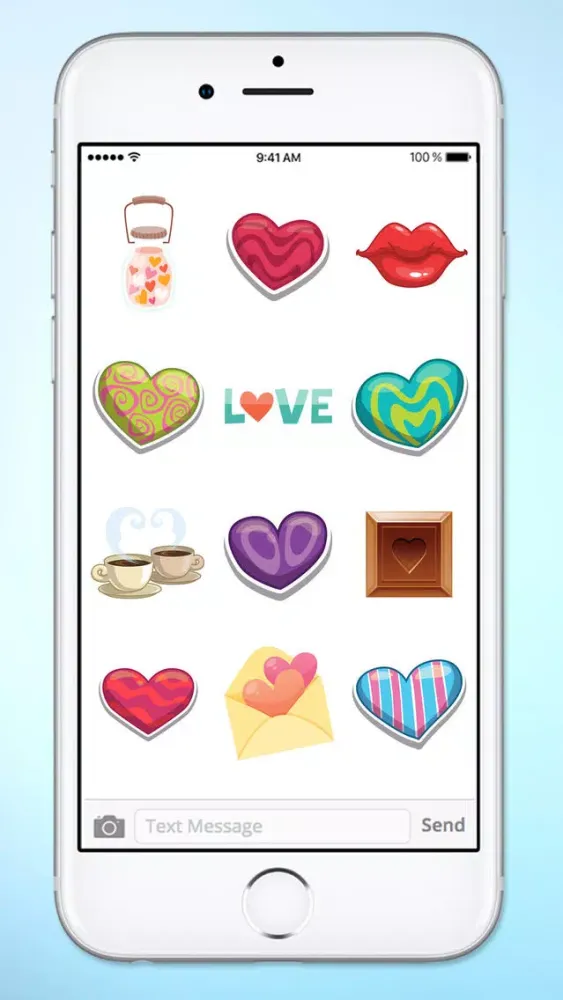 Capturas de pantalla de Valentines Day Love and Romance Sticker Pack