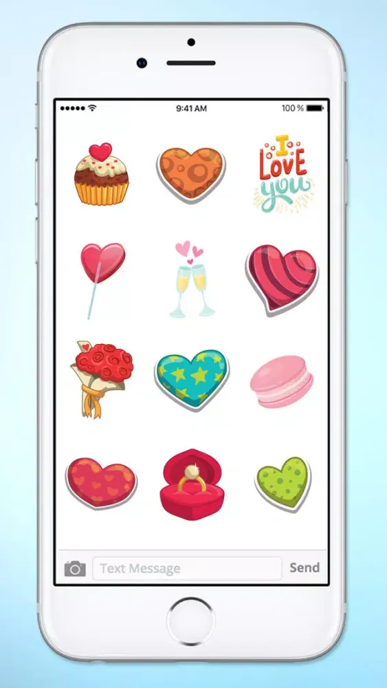 Capturas de pantalla de Valentines Day Love and Romance Sticker Pack