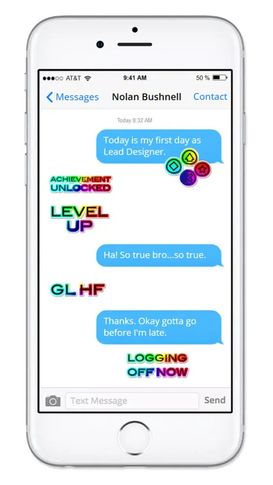 Captures d'écran de Video Game Gamer Rainbow Sticker Pack