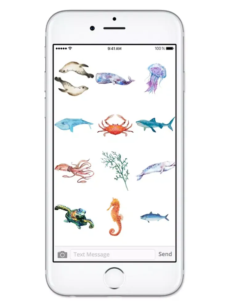 Watercolor Aquatic iPad  স্ক্রিনশট