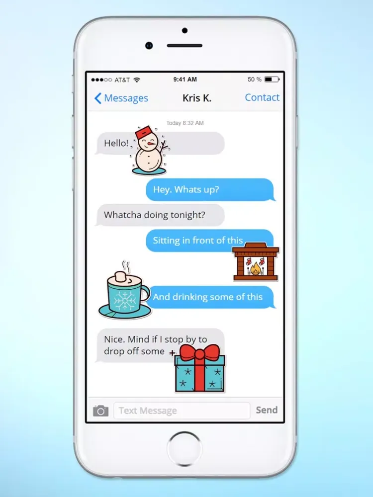Captures d'écran de Winter Holiday Icons Sticker Pack iPad 