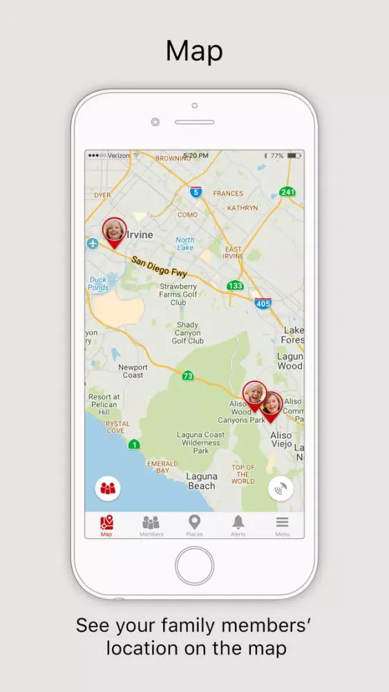 Zrzuty ekranu VZ Family Locator
