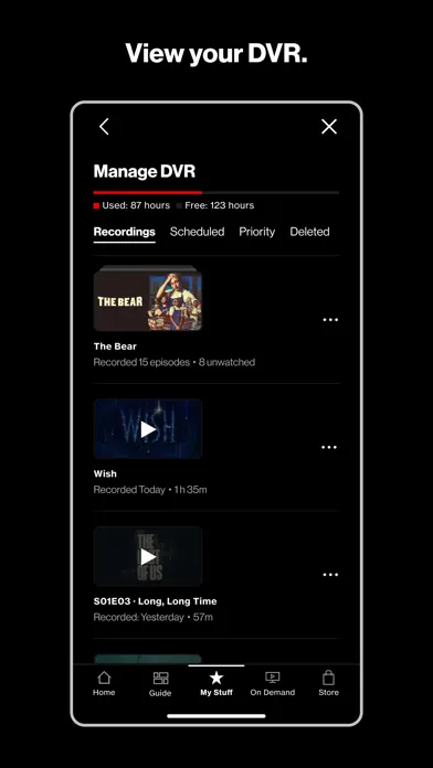 Fios TV Mobile سکرین شاٹس