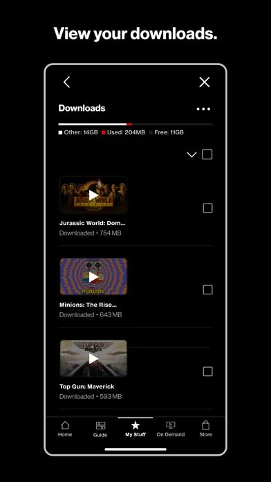 Fios TV Mobile سکرین شاٹس