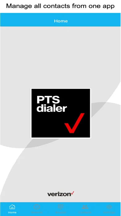 ภาพหน้าจอของ Verizon PTS Dialer