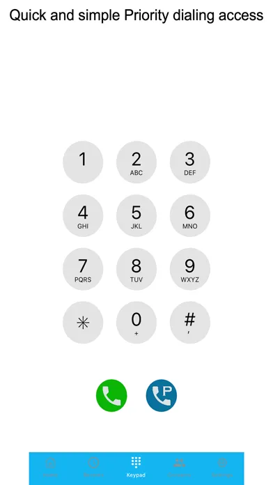 ภาพหน้าจอของ Verizon PTS Dialer