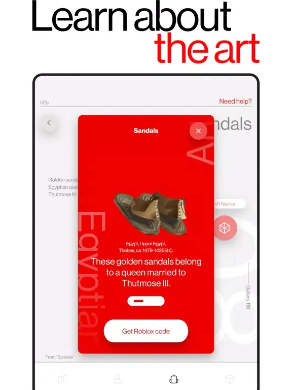 Скриншоты The Met Replica iPad 