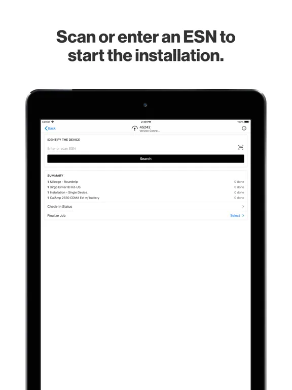 Reveal Hardware Installer iPad  سکرین شاٹس