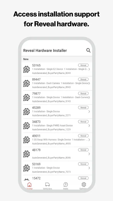 Reveal Hardware Installer سکرین شاٹس