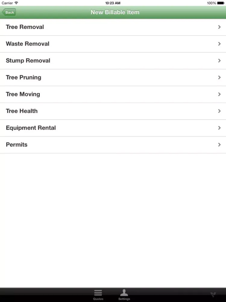 Arbor Quote iPad 应用截图