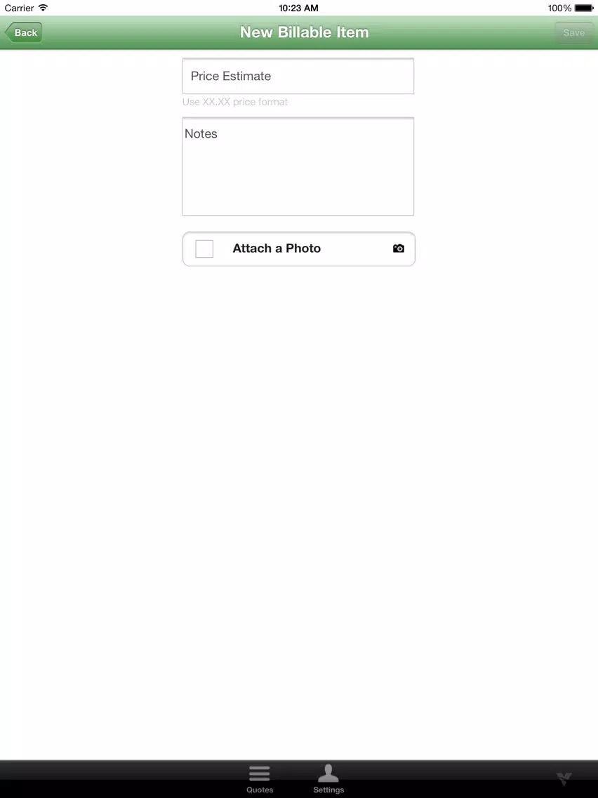 Screenshot di Arbor Quote iPad 