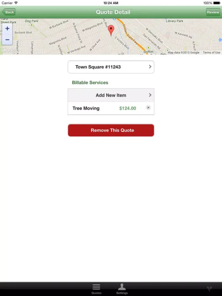 Arbor Quote iPad 应用截图
