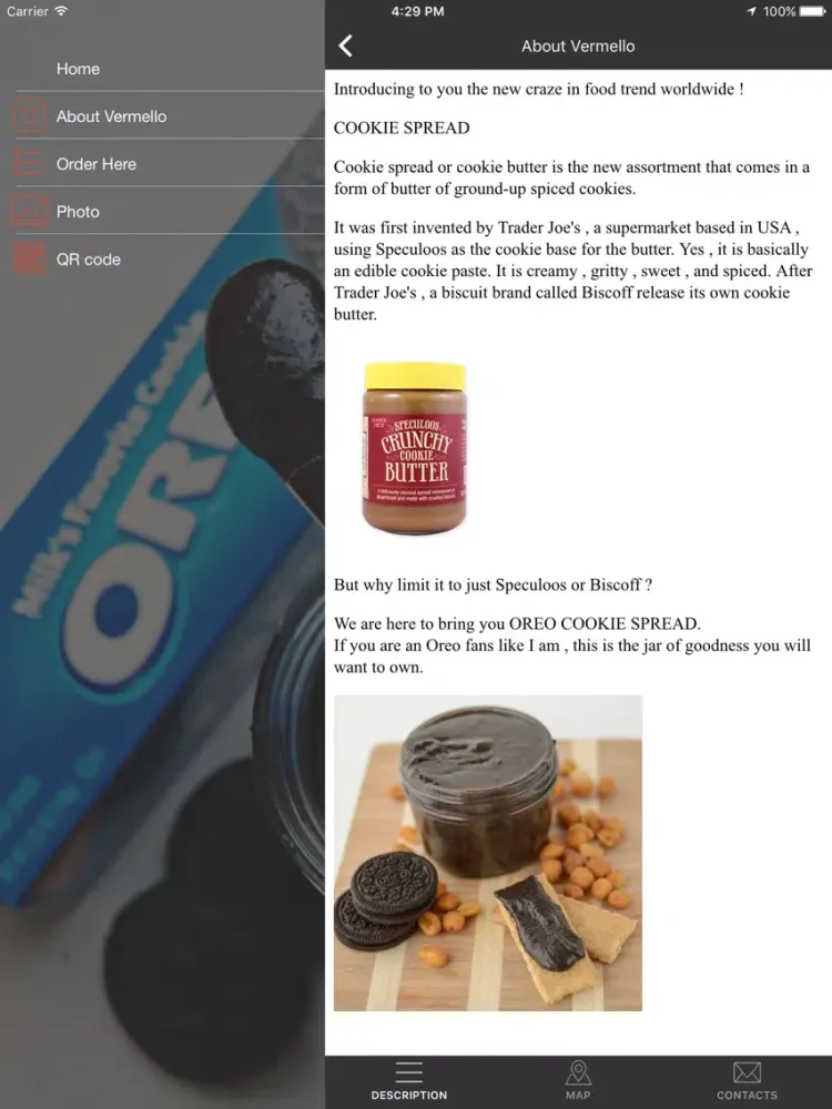 Vermello Cookie Spread iPad  스크린샷