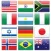 Flags of the World: Sort by Continent - learn geography & countries game