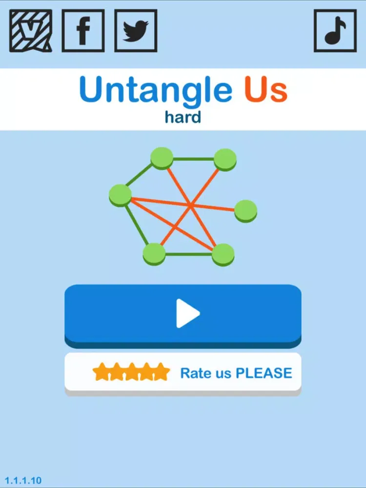 Capturas de pantalla de Untangle Us Hard: It's All About Connecting Dots iPad 