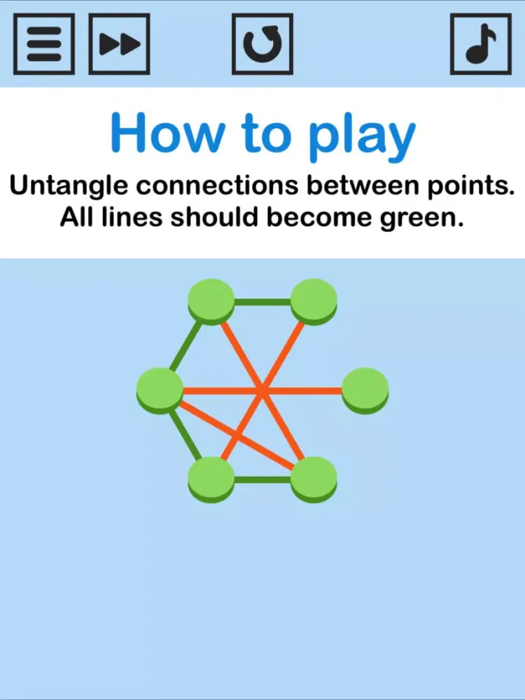 Capturas de pantalla de Untangle Us Hard: It's All About Connecting Dots iPad 