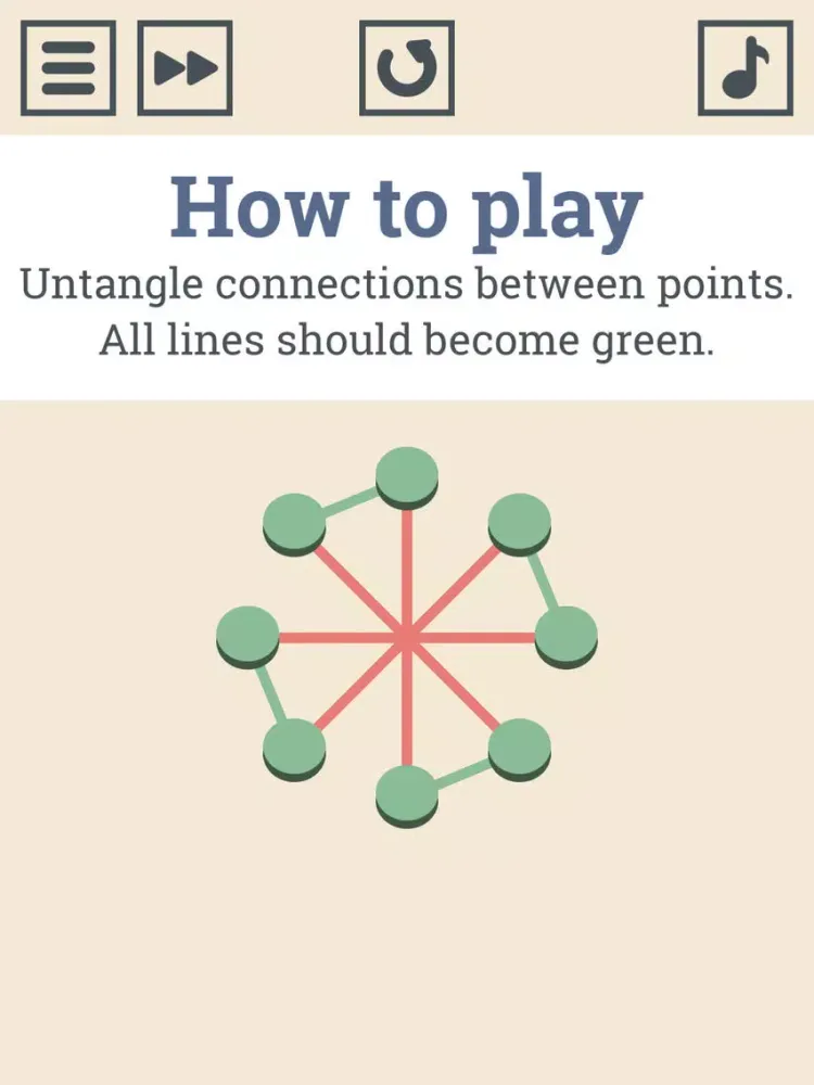 Untangle Us Zen: It's All About Connecting Dots iPad  سکرین شاٹس