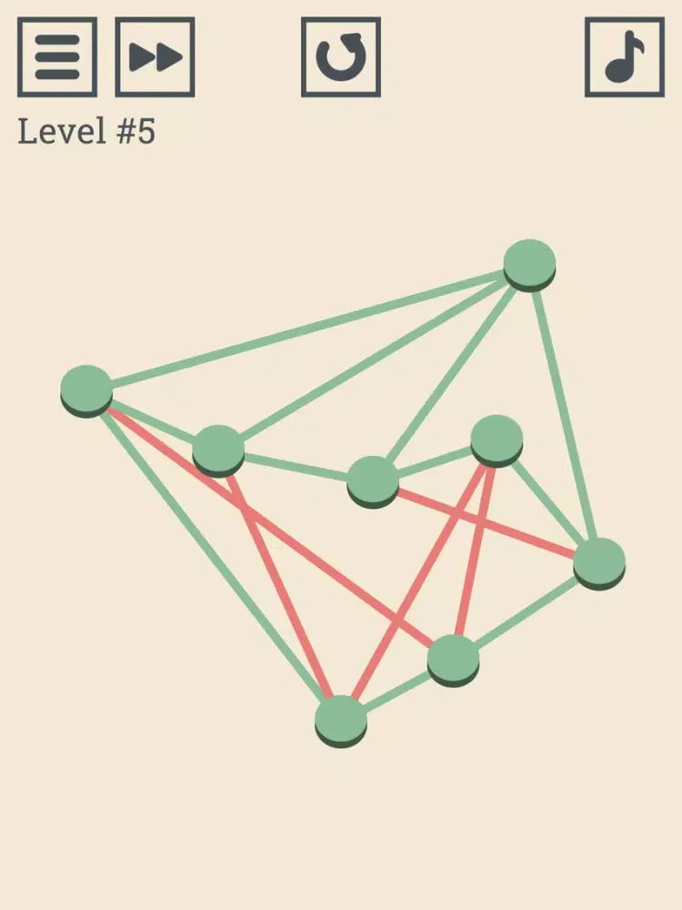 Untangle Us Zen: It's All About Connecting Dots iPad  سکرین شاٹس