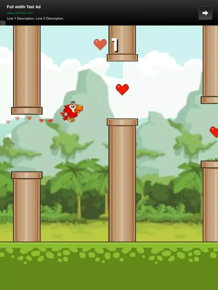 Flappy Parrot - Super Wings Flyer iPad  স্ক্রিনশট