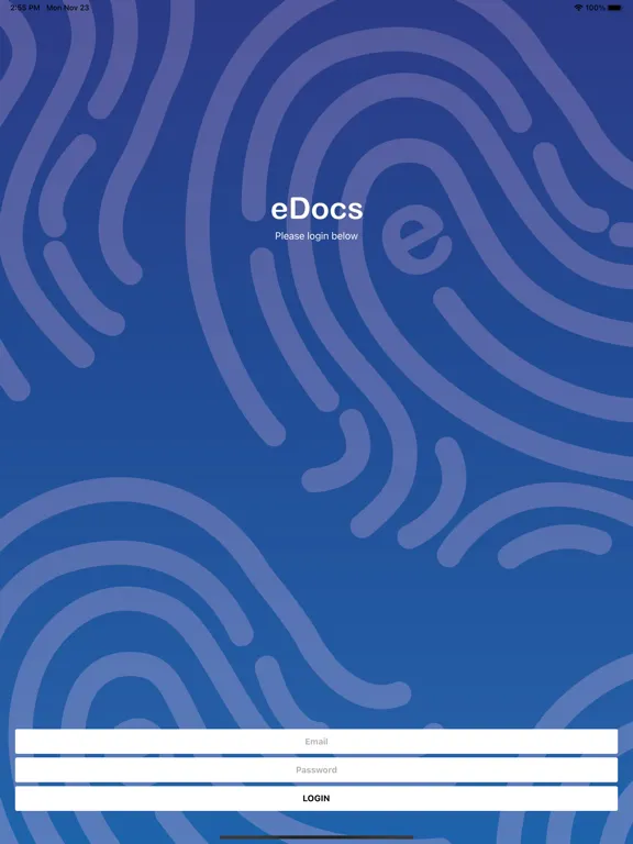 Captures d'écran de eDocs iPad