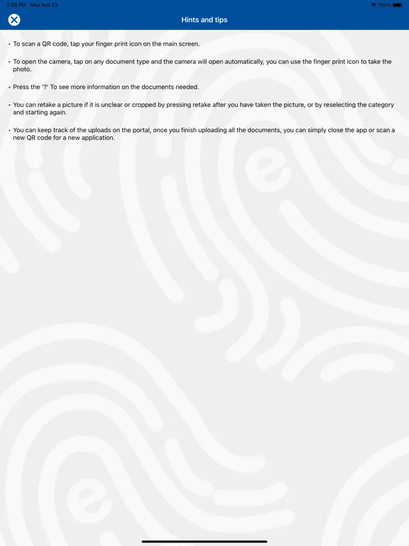 Captures d'écran de eDocs iPad