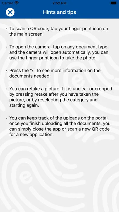 Captures d'écran de eDocs