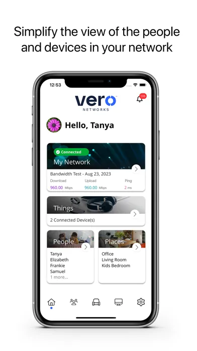ภาพหน้าจอของ Vero WiFi