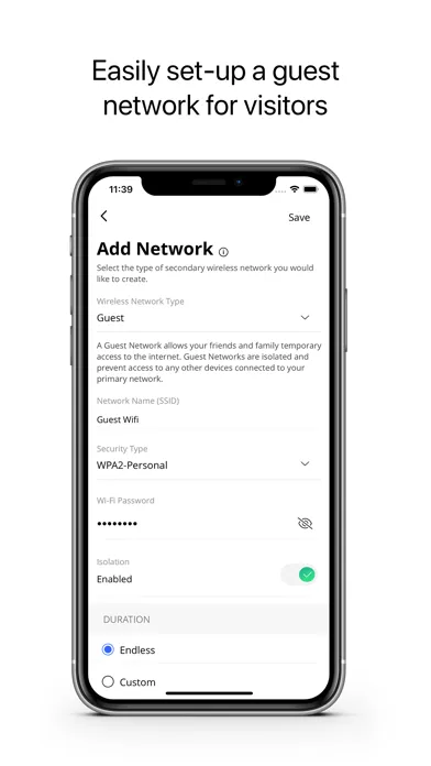 ภาพหน้าจอของ Vero WiFi