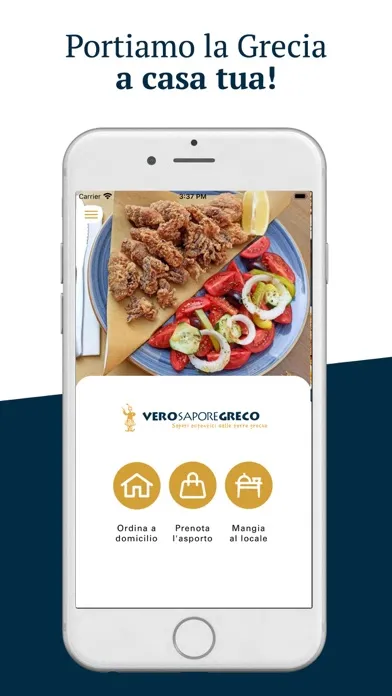 Capturas de tela do Vero Sapore Greco