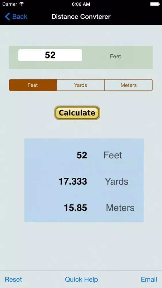 Distance Converter: Feet, Meters, Imperial, & US Unit スクリーンショット
