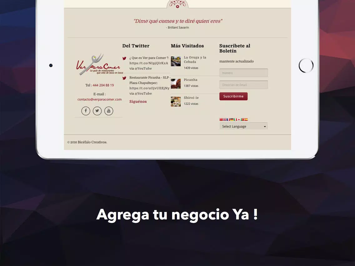 Ver para Comer iPad 应用截图