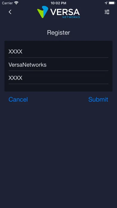 Versa SASE Client 스크린샷