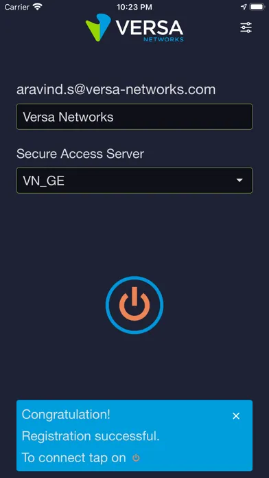 Versa SASE Client 스크린샷