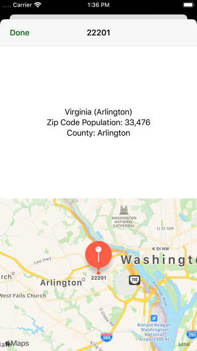 Zip Codes Ekran Görüntüleri