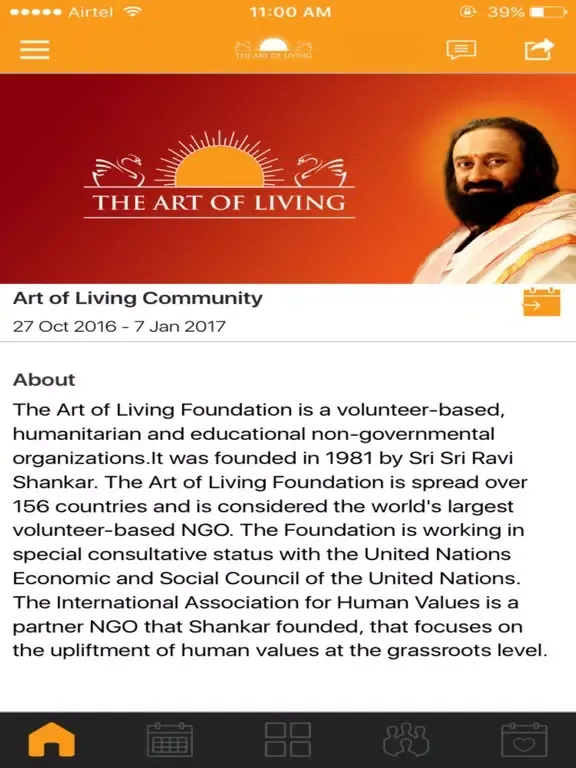 Art of Living - Telangana iPad  스크린샷
