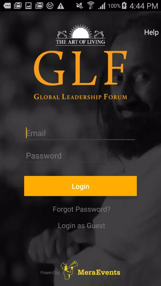 Capturas de tela do Global Leadership Forum
