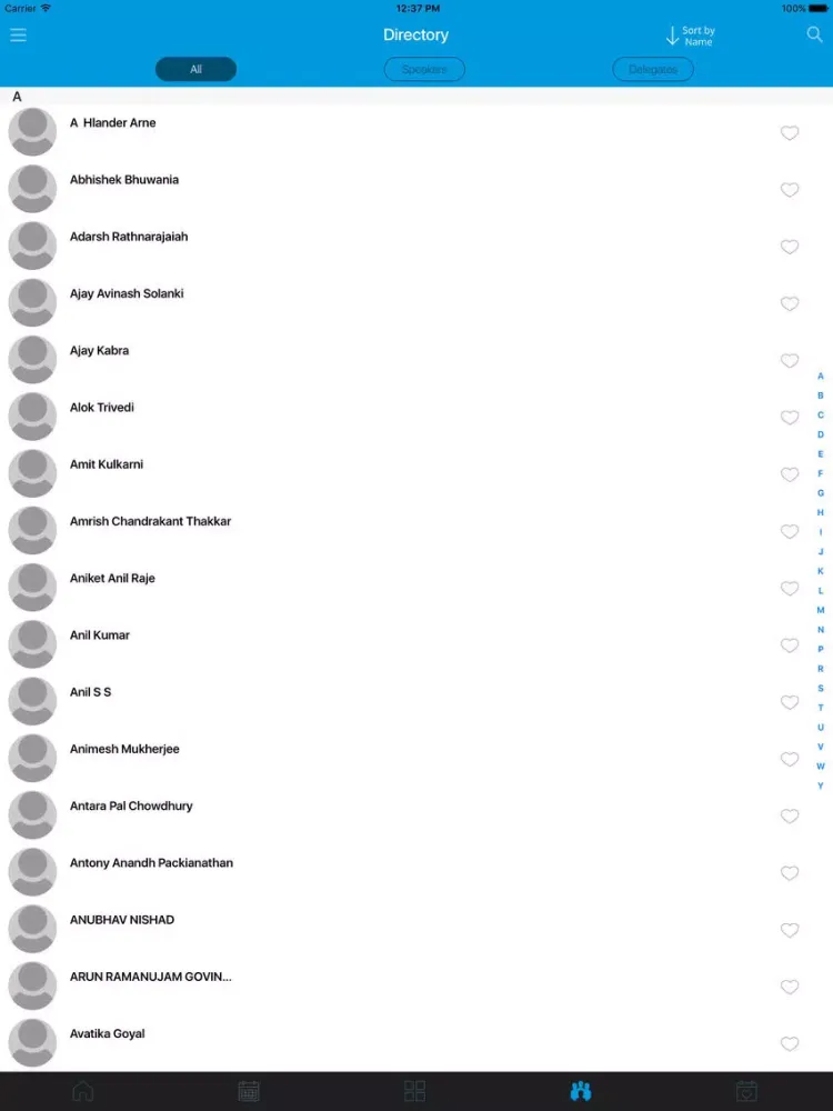 Global Scrum Gathering Bengaluru 2016 iPad  Screenshots