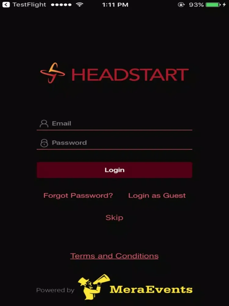 Capturas de tela do HeadStart Networking iPad 