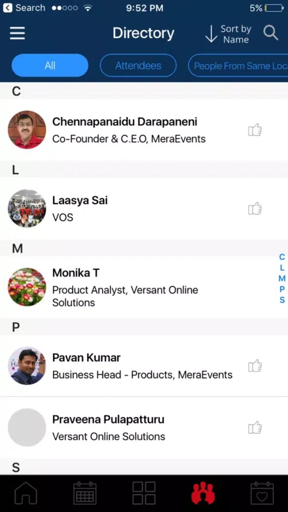 Скриншоты TiE Hyderabad