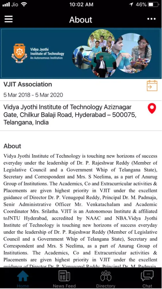 VJIT MeraCampus應用截圖